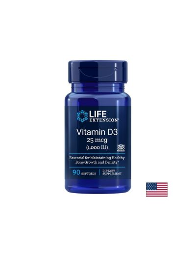 Vitamin D3 / Витамин D3 1000 IU, 90 софтгел капсули