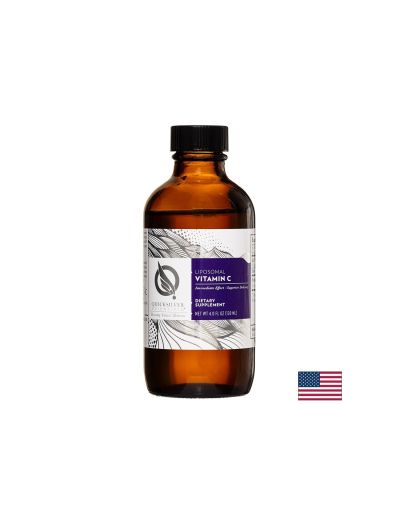 Липозомен витамин С – с висока абсорбция - Течна формула с натриев аскорбат и фосфолипиди, 120 ml, 48 дози