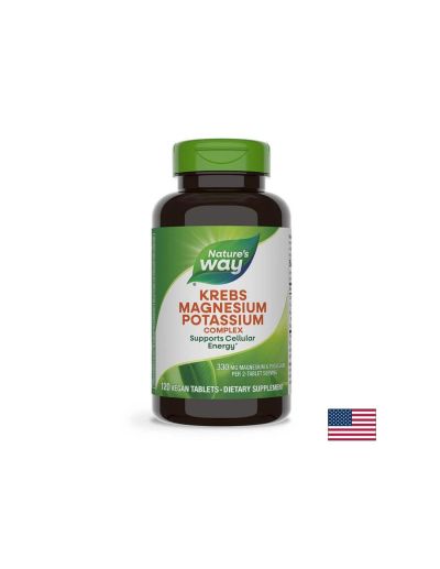 Krebs Magnesium Potassium Complex/ Магнезий и Калий (Биоактивен минерален комплекс) x 120 таблетки