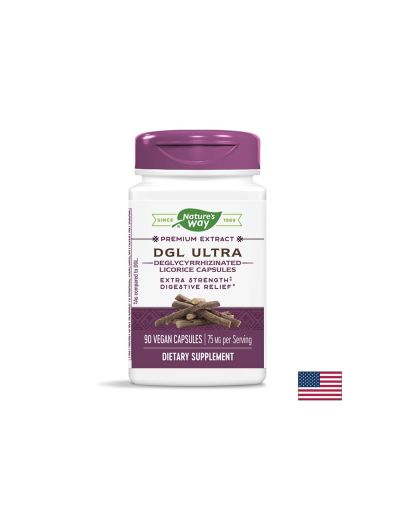 DGL Ultra / ДиДжиЕл - Деглициризиран сладник / Женско биле х 90 капсули Nature’s Way
