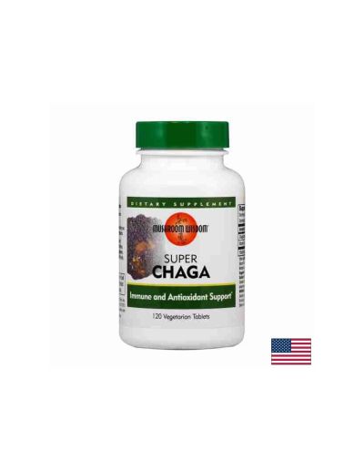Super Chaga / Супер чага, 120 таблетки Natural Factors