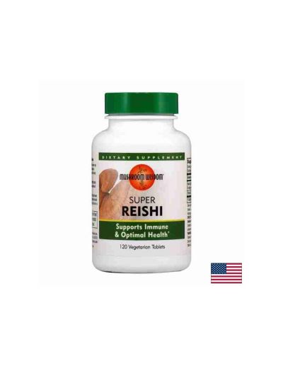 Super Reishi / Супер Рейши, 120 таблетки Natural Factors