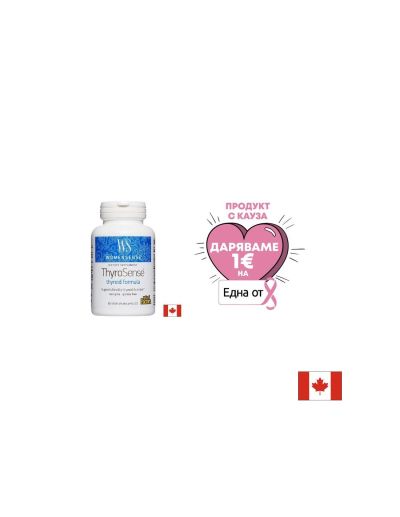 ThyroSense® WomenSense® / Тироидна формула х 60 капсули Natural Factors