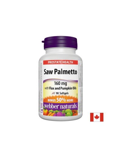 Saw Palmetto With Flax And Pumpkin Oils / Сао палметто (с ленено и тиквено масло), 90 софтгел капсули