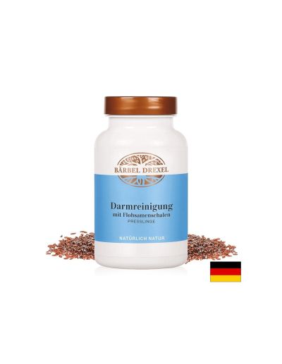 Darmreinigung mit Flohsamenschalen / Детоксикация на дебелото черво с хуск и билки, 180 таблетки Bärbel Drexel