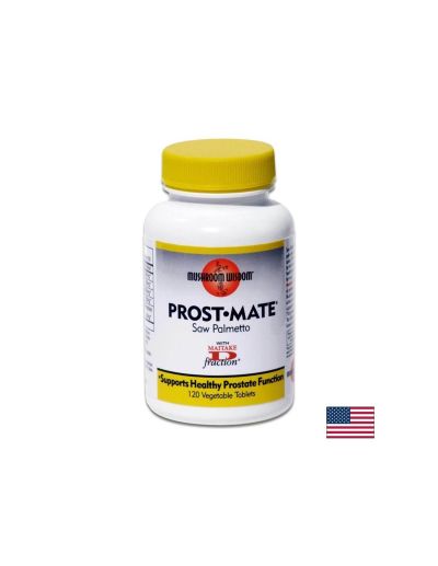 Майтаке D-фракция и сао палмето – мъжко здраве - Prost Mate – Простата и уринарен тракт, 120 таблетки за 4 месеца прием