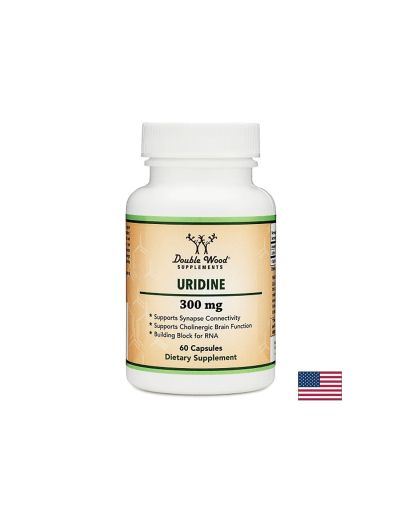 Uridine/ Уридин монофосфат, 60 капсули Double Wood