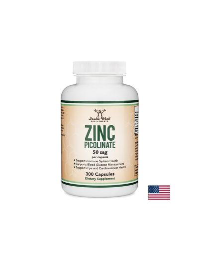 Zinc Picolinate/ Цинк (Пиколинат), 300 капсули Double Wood