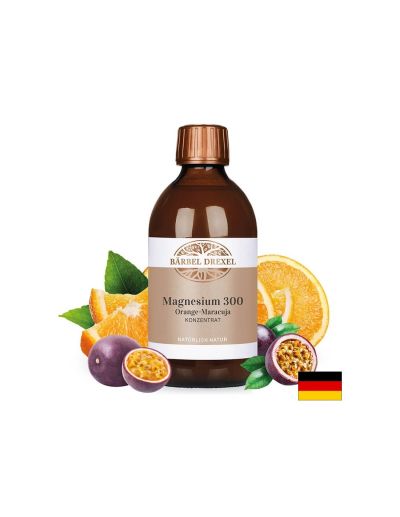 Magnesium 300 Orange-Maracuja Konzentrat / Магнезий концентрат (с вкус на портокал и маракуя), 300 ml Bärbel Drexel