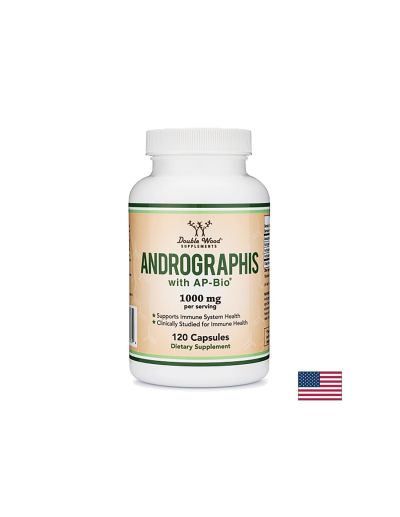 Andrographis with AP-Bio®/ Андрографис, 120 капсули Double Wood