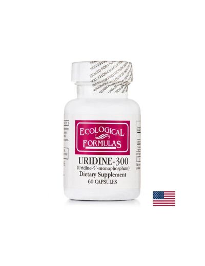 Uridine-300 Uridine-5-Monophosphate / Уридин-300 Уридин-5-Монофосфат, 60 капсули Ecological Formulas