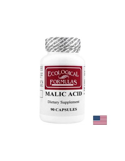 Malic Acid / Ябълчена киселина, 90 капсули Ecological Formulas