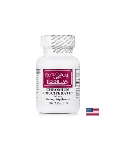 Chromium Cruciferate / Хром, 200 µg, 30 капсули Ecological Formulas