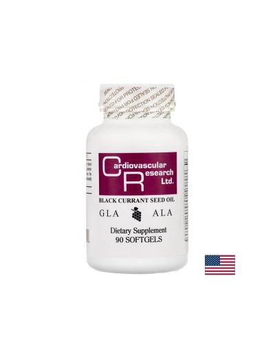 Black Currant Seed Oil - Масло от семена на касис, 90 софтгел капсули Ecological Formulas