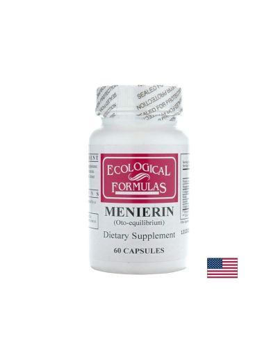 Menierin (Оto-equilibrium) - Мениерин, 60 капсули Ecological Formulas