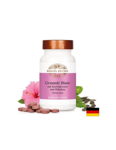 Gesunde Blase mit Kürbiskernen und Hibiskus - Билки срещу свръхактивен пикочен мехур, 120 таблетки Bärbel Drexel