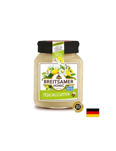 Frühlingssummen, cremig, blüten Honig - Пролетен кремообразен цветен мед, 500 g