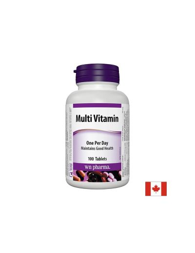 Multi Vitamin – Мултивитамини, 100 таблетки Webber Naturals