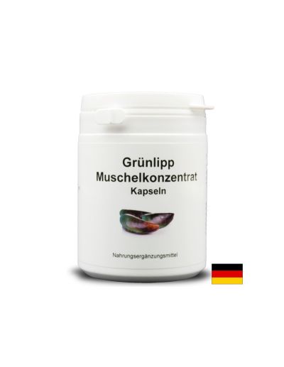 Grünlipp Muschelkonzentrat - Зеленоуста мида 500 mg, 120 капсули Karl Minck