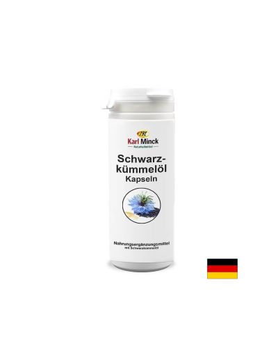 Schwarzkümmelöl - Масло от черен кимион 500 mg, 100 меки капсули Karl Minck