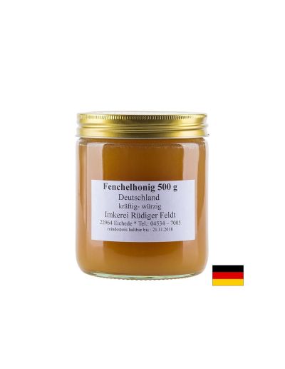 Fenchelblütenhonig - Мед от цвят на див копър, 500 g