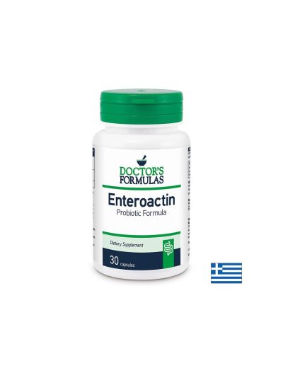 Enteroactin Probiotic Formula - Ентероактин Пробиотична Формула x 30 капсули Doctor’s Formulas