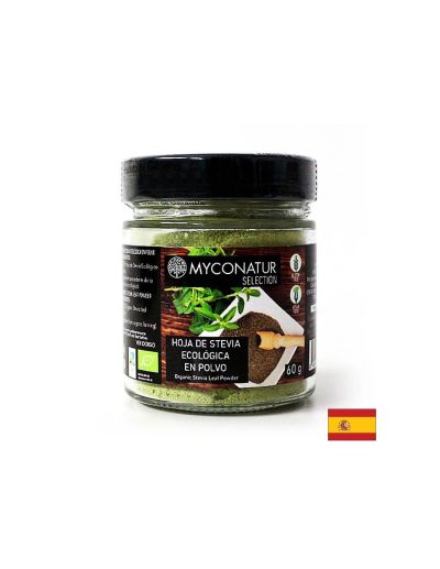 Hoja de stevia, Bio - Био листа от стевия (на прах), 60 g Myconatur