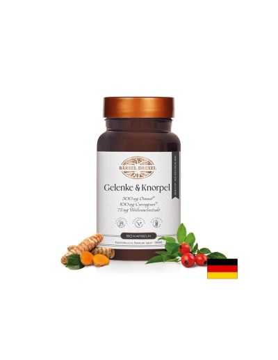 Формула за стави с колаген, еластин, витамини и билки - При болка и възпаление, 60 капсули Bärbel Drexel