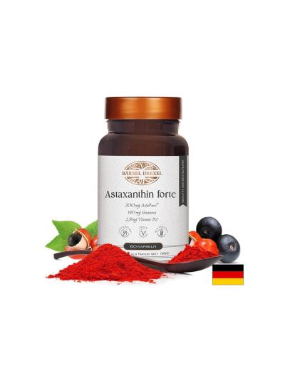 Astaxanthin forte - Астаксантин Форте – подкрепа за очите и невропротекция, 60 капсули Bärbel Drexel