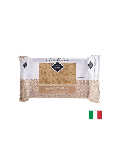 Pane Carasatu Integrale - Тънък хрупкав хляб от Сардиния от пълнозърнеста твърда пшеница, 800 g