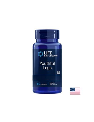 Разширени вени и тежест в краката - Youthful Legs, 60 софтгел капсули