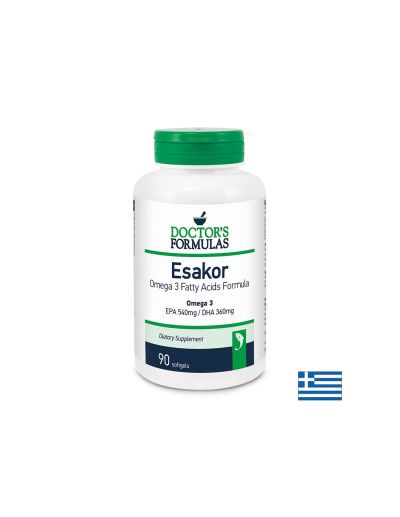 Омега-3 Формула - Esakor, 90 софтгел капсули Doctor’s Formulas