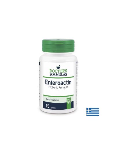 Ентероактин Пробиотична Формула, 15 капсули Doctor’s Formulas