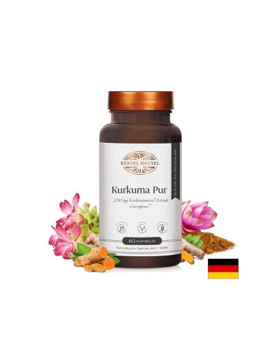 Куркума – храносмилане, черен дроб и жлъчен мехур - Kurkuma Pur, 60 капсули Bärbel Drexel