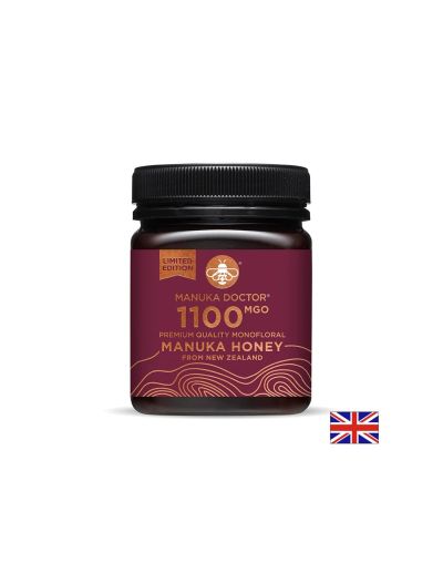 Монофлорен мед от манука 1100 MGO - Manuka Doctor, 250 g
