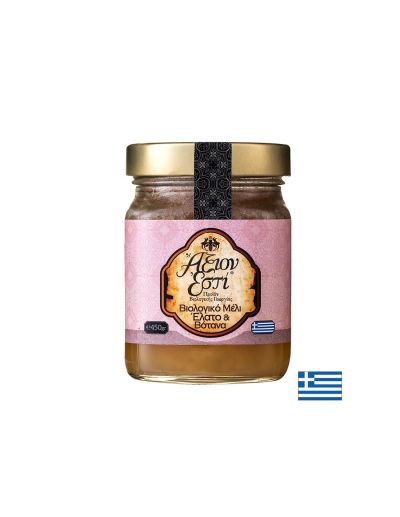 Гръцки мед от ела и горски билки – био, 450 g