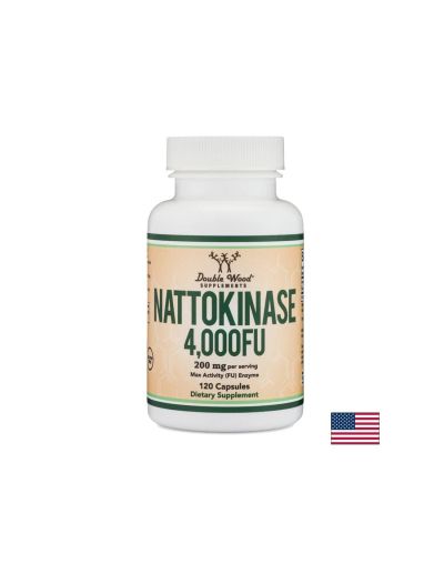 Кръвообращение - Натокиназа, 200 mg, 120 капсули Double Wood