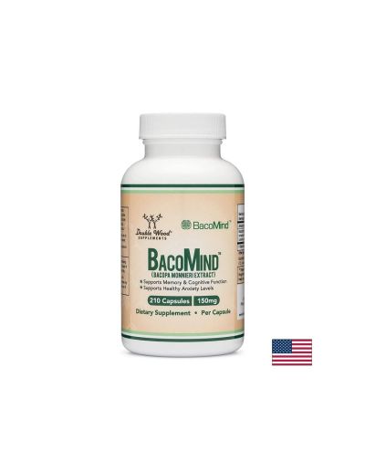 Мозъчна функция - Бакопа Мониери BacoMind™, 210 капсули Double Wood