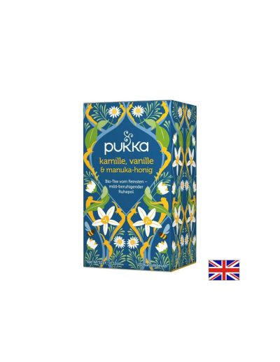 Чай с лайка, ванилия и мед от Манука Био, 20 филтърни пакетчета