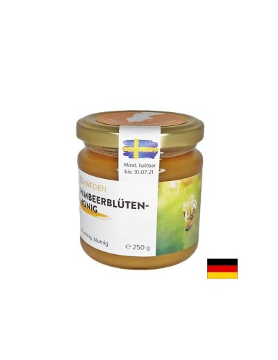 Пчелен мед от малинов цвят (Швеция), 250 g
