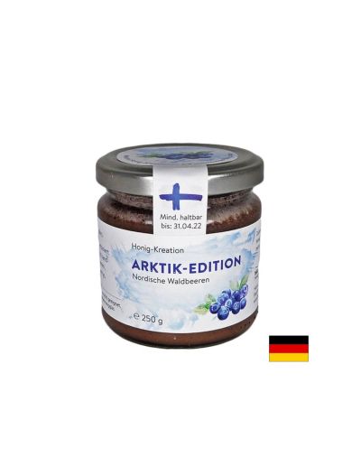 Пчелен цветен мед с диви горски плодове (Финландия), 250 g