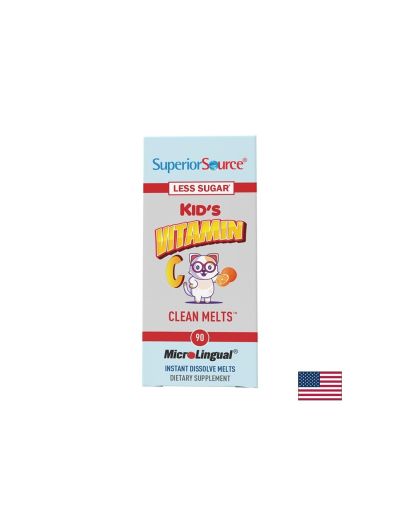 Витамин С за деца над 2 г. - Kid’s Vitamin C, 90 сублингвални таблетки за 3 месеца прием