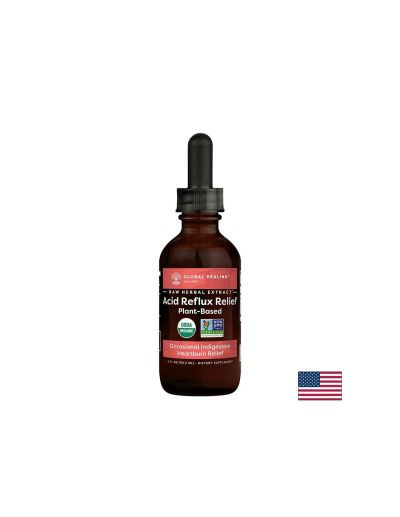 При стомашен рефлукс и киселини - Капки с билкови екстракти, растителни масла и ябълков оцет, 59.2 ml