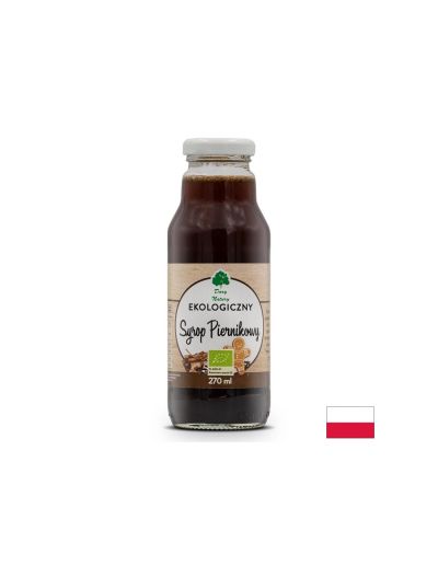 Био сироп с канела+билки за добавяне към напитки и десерти - Добро храносмилане и контрол на кръвната захар, 270 ml