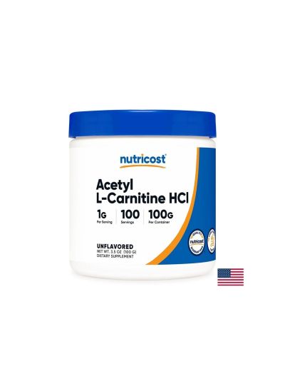 Горене на мазнини - Ацетил-Л-Карнитин (Acetyl L-Carnitine), 100 g прах