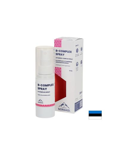 Нервна система - Витамин В-Комплекс спрей за уста с вкус на мента, 30 ml / 200 впръсквания Nordaid