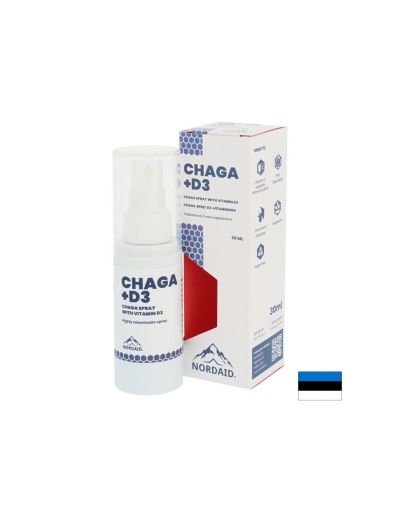 Имунитет - Чага + Витамин D3, спрей за уста х 30 ml / 200 впръсквания Nordaid