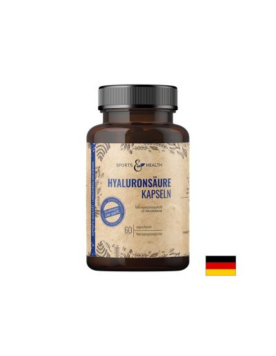 Коса и кожа - Хиалуронова киселина 500 mg, 60 капсули Sports & Health Solutions