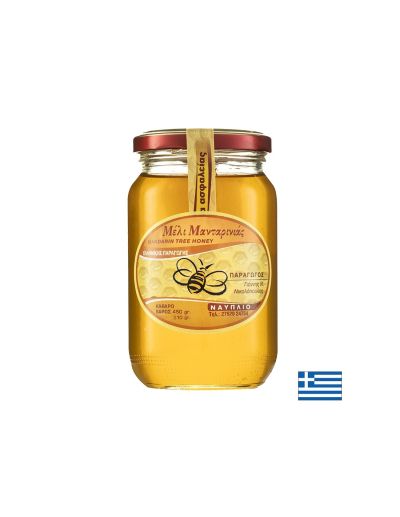 Пчелен мед от Мандариново дърво от полуостров Пелопонес, Гърция/ 450 g