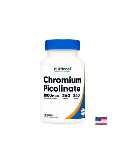 Потискане на апетита - Хром (пиколинат) 1000 µg, 240 таблетки